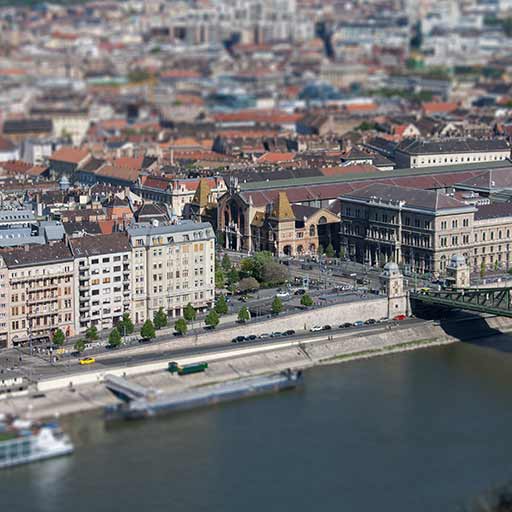 The River Danube and Liberty Bridge